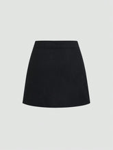 Sweetra Women Asymmetrical Suit Style Comfortable Versatile Attractive Skirt, Slim Fit Buttoned Bodycon A-Line Skirt